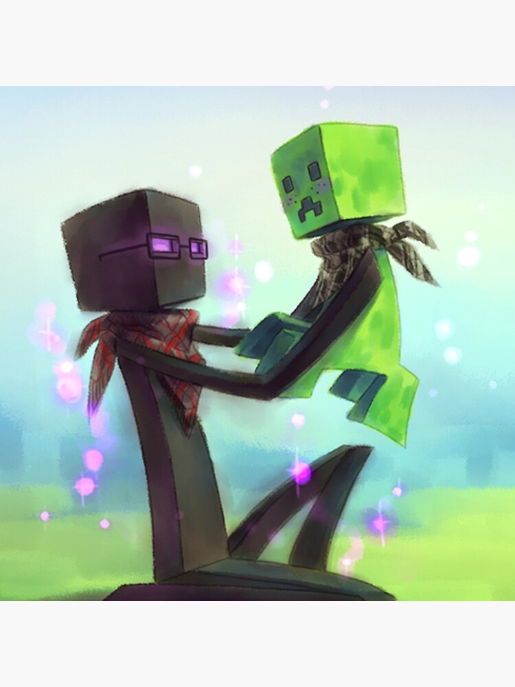 Minecraft Enderman and Creeper iPad Case & Skin for Sale by ddkart