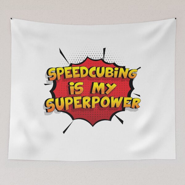 Item preview, Speedcubing is my Superpower Funny Design Speedcubing Gift designed and sold by Custom365.