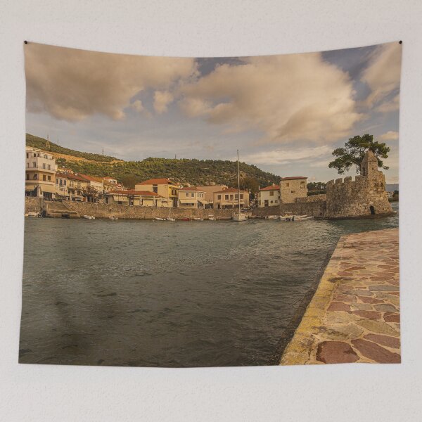 Item preview, Sailboat at Nafpaktos designed and sold by KensLensDesigns.