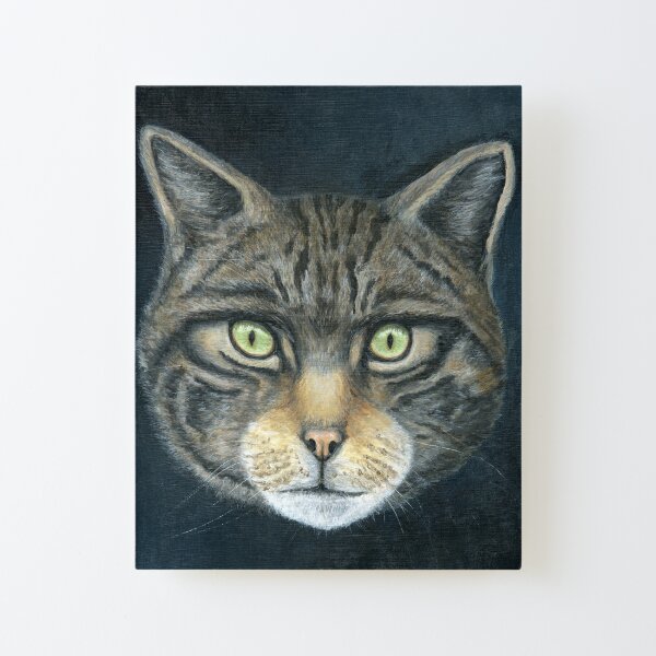 Scottish Wildcat Canvas Mounted Print