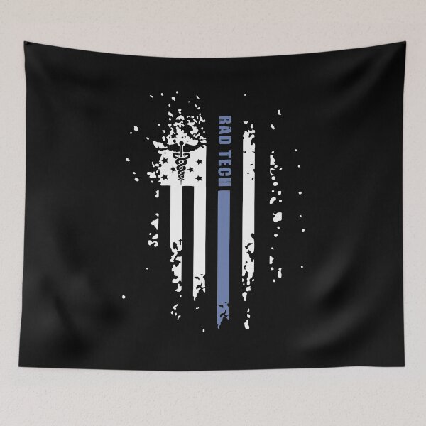Item preview, Rad Tech American Flag Blue Line designed and sold by GriffsGraphix.