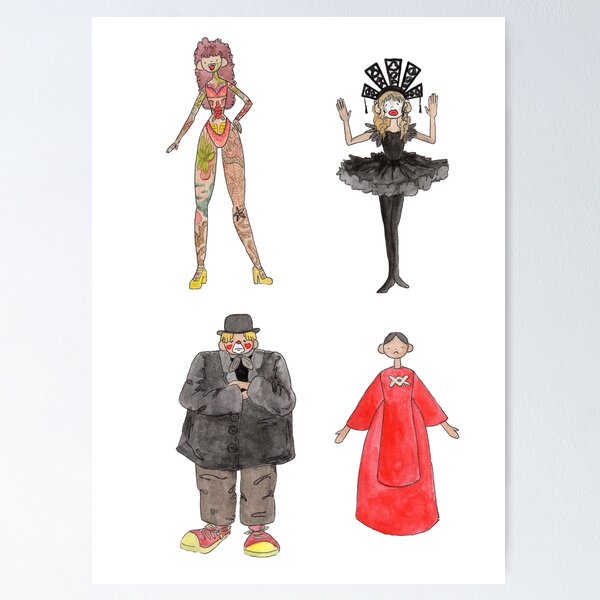 Item preview, Santa Sangre Character Set designed and sold by mia-stickers0.