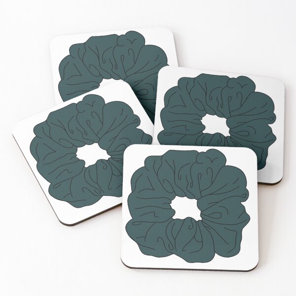 Item preview, Teal Scrunchie Sticker designed and sold by Mkshoun.