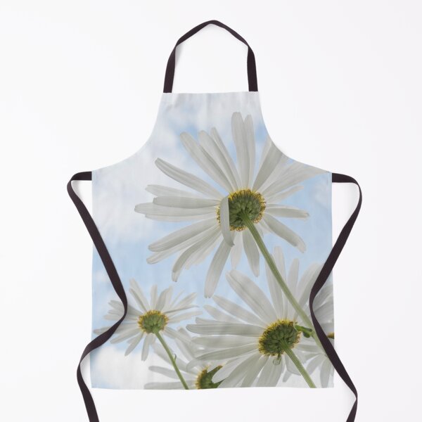 Item preview, Remembrance Delicate White Daisies against Light Blue Cloudy Sky designed and sold by nancyjcreates.