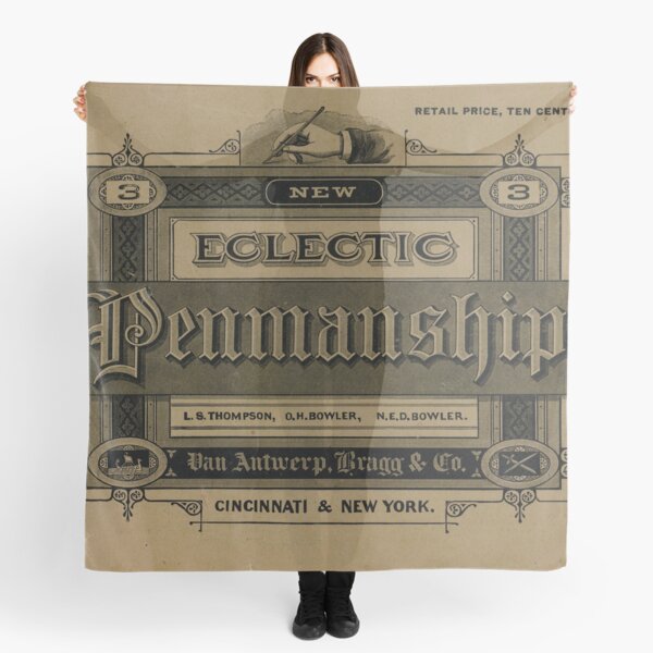 The New Eclectic Penmanship Primer, 1883 Scarf