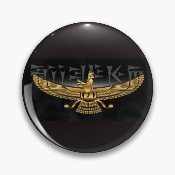Artikelvorschau, Goldener Faravahar entworfen und verkauft von Nostalgic Art.