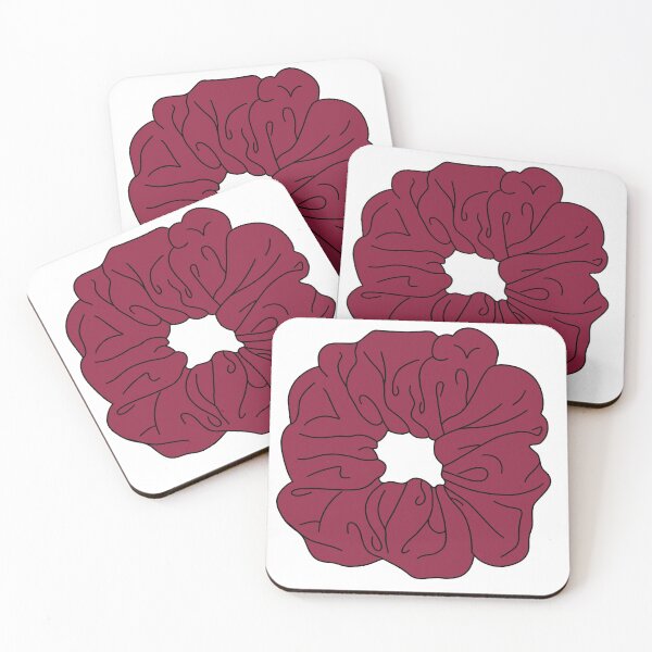 Item preview, dark pink scrunchie designed and sold by Mkshoun.