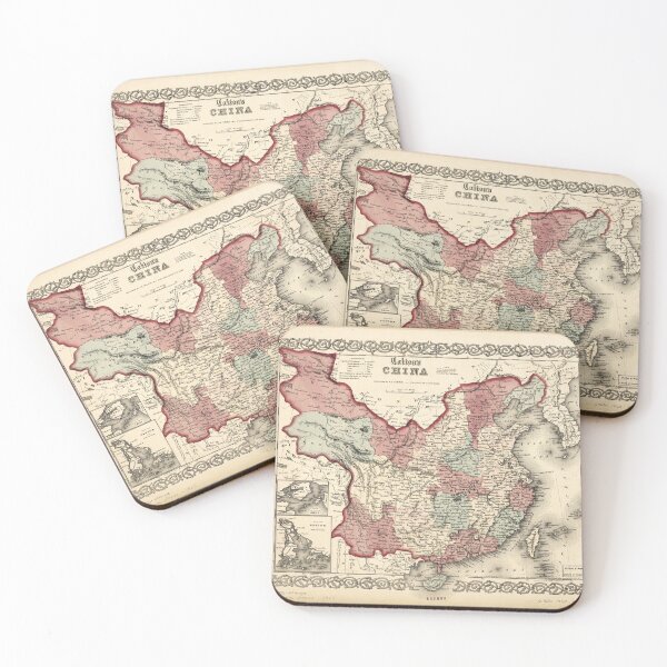 Item preview, Colton's Map of China (1863) designed and sold by allhistory.