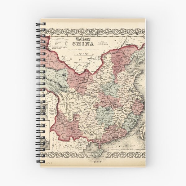Item preview, Colton's Map of China (1863) designed and sold by allhistory.
