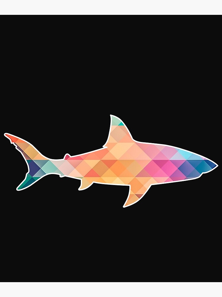 Shark Abstract Poster for Sale by mark somma