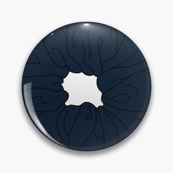 Item preview, navy blue scrunchie Sticker designed and sold by Mkshoun.