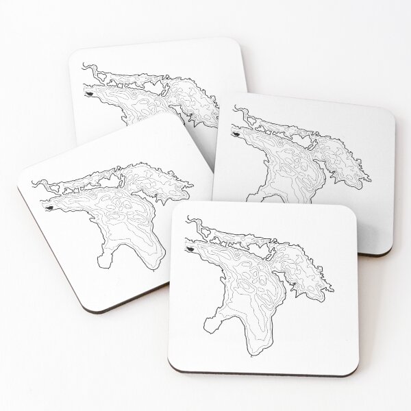 Item preview, Lake Huron Depth Map designed and sold by The Water Nerd.