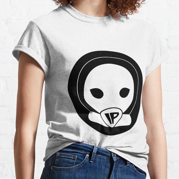 Alien Head Black Logo Classic T-Shirt