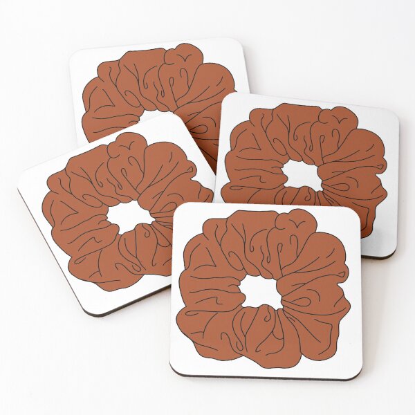 Item preview, burnt orange scrunchie designed and sold by Mkshoun.