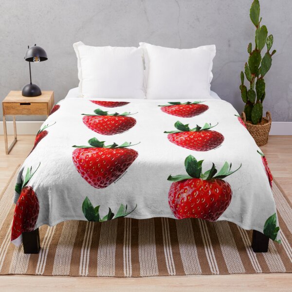 Item preview, ripe and red summer strawberry designed and sold by colorfullyso.