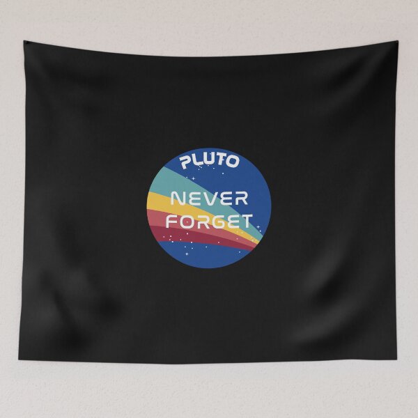 Item preview, Pluto Never Forget 1930 - 2006 N A S A Old Vintage Retro Style designed and sold by tinypurpleland.