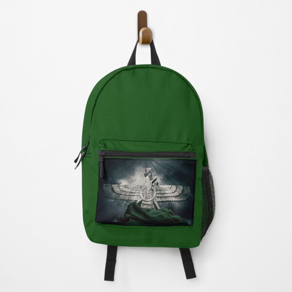Item preview, Green Faravahar designed and sold by Nostalgic Art.