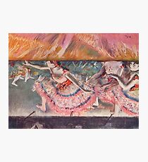 Edgar Degas French Impressionism Oil Painting Ballerinas Performing Photographic Print