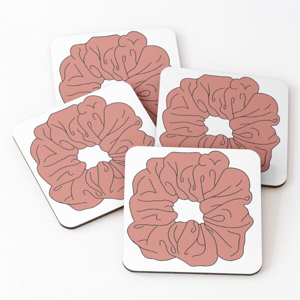 Item preview, light pink scrunchie Sticker designed and sold by Mkshoun.