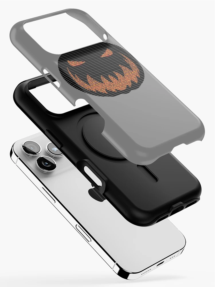 Thumbnail 2 of 4, iPhone Case, Scanline Pumpkin designed and sold by RKSDesigns.