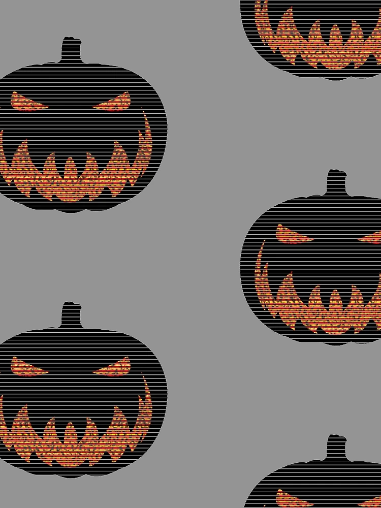 Thumbnail 3 of 3, Scarf, Scanline Pumpkin designed and sold by RKSDesigns.