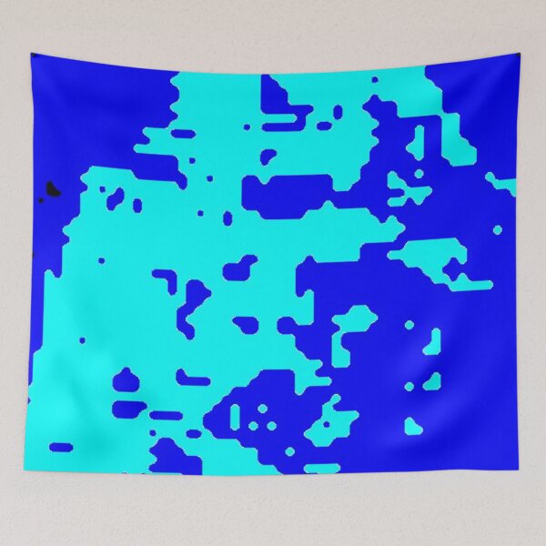 Item preview, Blue Digital Splotches  designed and sold by GrudleBay.