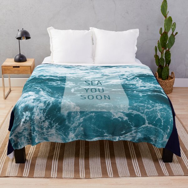 Item preview, See you soon typography on an ocean or sea picture designed and sold by anins-azuree.