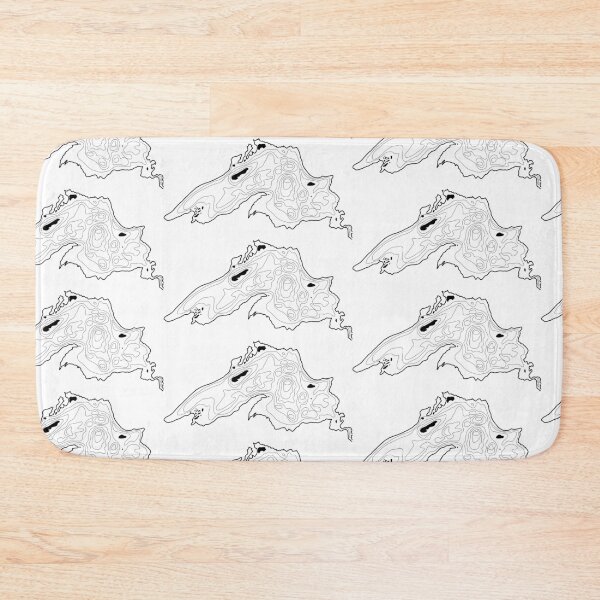 Item preview, Lake Superior Depth Map designed and sold by The Water Nerd.