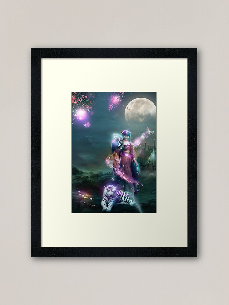 Alternate view of Harmony's Fable Framed Art Print