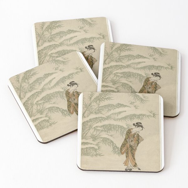 Item preview,  Japanese art paint, women walk in the bamboo garden designed and sold by RoManSmArt.