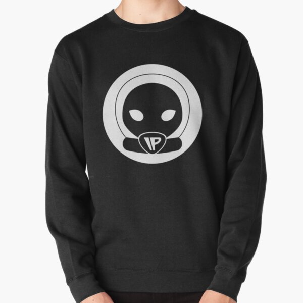 Alien Head White Pullover Sweatshirt