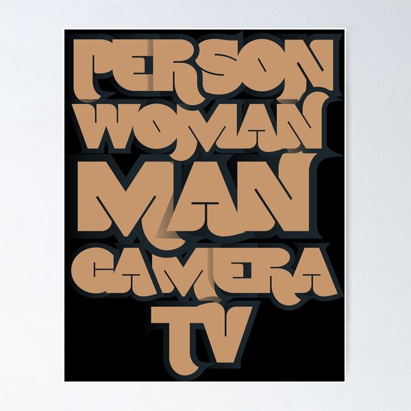 Item preview, Person Woman Man Camera TV designed and sold by KC1max.