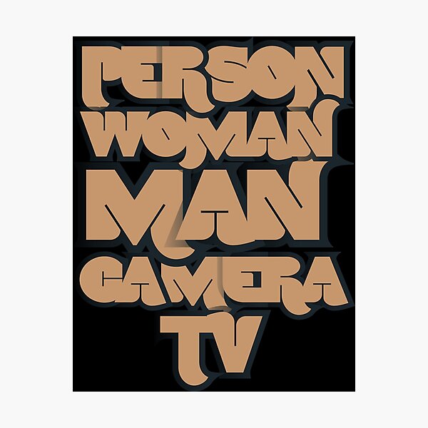 Item preview, Person Woman Man Camera TV designed and sold by KC1max.