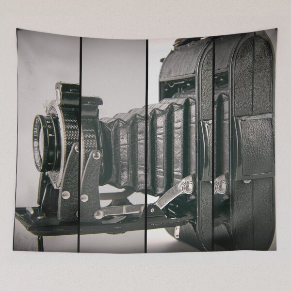 Item preview, Vintage folding bellows camera artwork designed and sold by Christopher Ball.