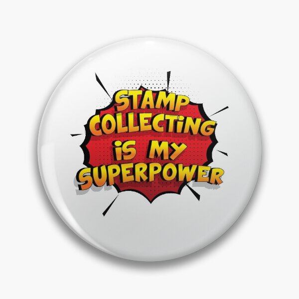 Item preview, Stamp Collecting is my Superpower Funny Design Stamp Collecting Gift designed and sold by Custom365.