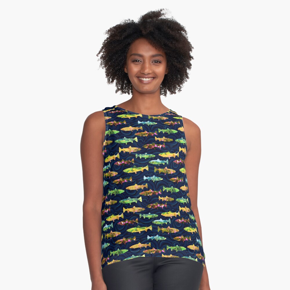 Item preview, Sleeveless Top designed and sold by creativinchi.