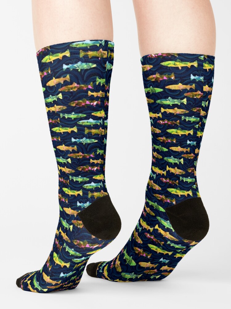 Alternate view of Rainbow Fish Socks