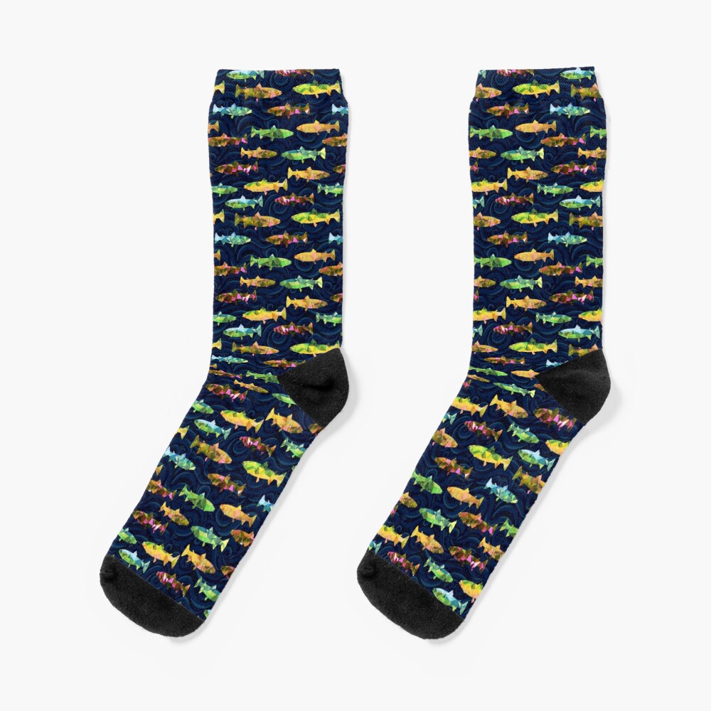 Rainbow Fish Socks