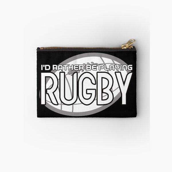 Item preview, I'd Rather Be Playing Rugby designed and sold by RobomShop.