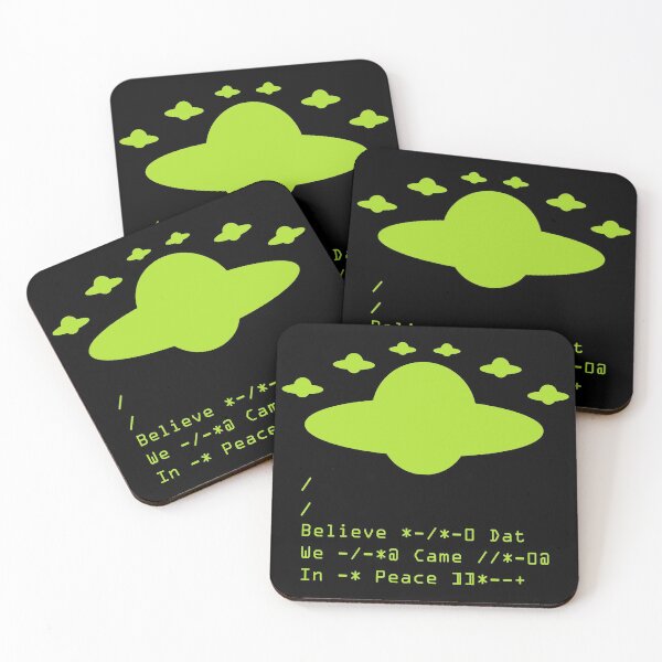 Item preview, believe dat - aliens transmission language  designed and sold by WilliamsGFX.