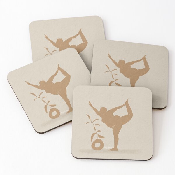 Item preview, Yoga pose with flower designed and sold by Gems4You.
