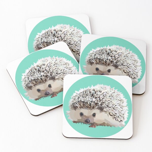 Item preview, Hedgehog Teal designed and sold by meghanfoleyart.