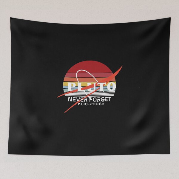 Item preview, Pluto Never Forget 1930 - 2006 N A S A Old Vintage Retro Style designed and sold by tinypurpleland.