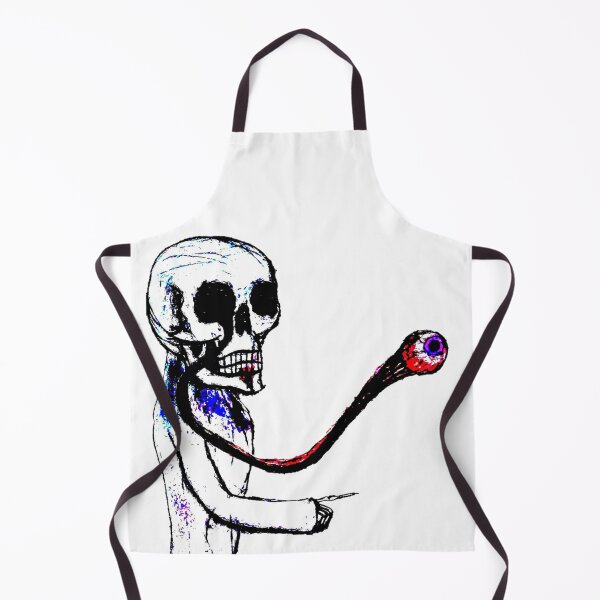 Item preview, Sketchy Pointing Skeleton With Robotic Eye designed and sold by GrudleBay.