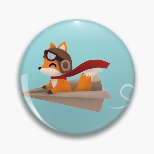 Item preview, Flying Fox in Paper Plane designed and sold by ikigaicreations.