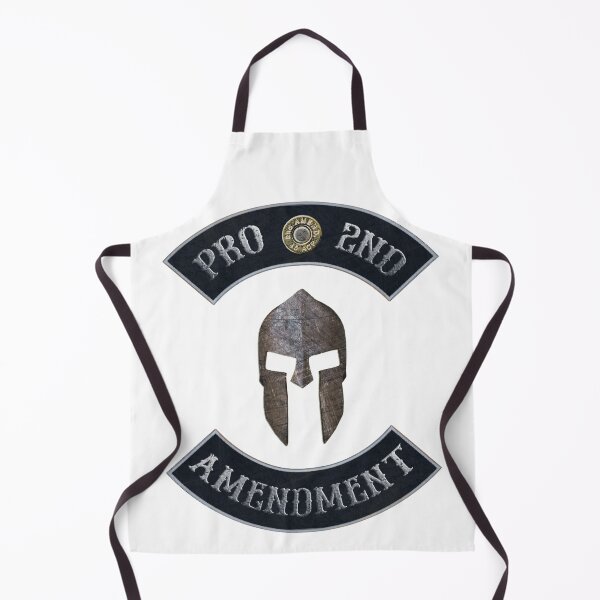 Item preview, Pro 2nd Amendment in Rockers with Spartan Helmet with Black Background designed and sold by MadBadDangerous.