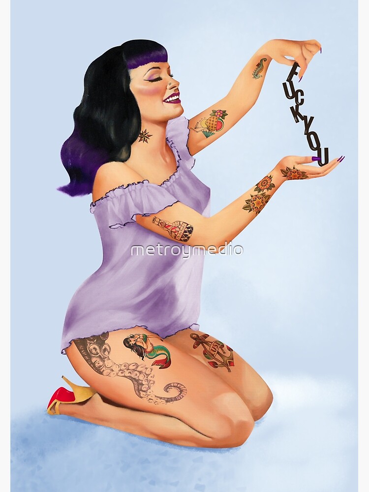 Metro&medio Designs - Cut Out Pin-up by metroymedio