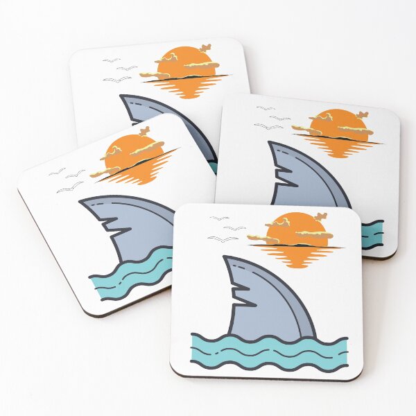 Item preview, Shark attack in deep water acrylic great white shark designed and sold by OneTimeEngineer.