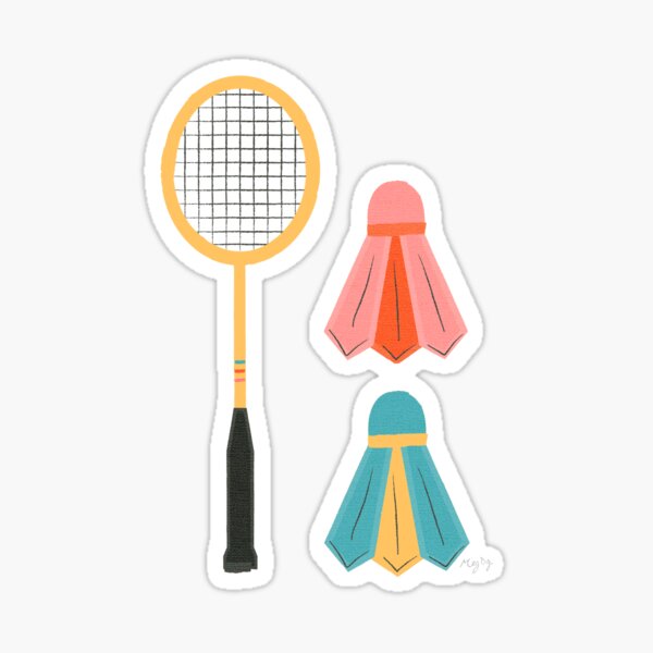 Badminton Sticker