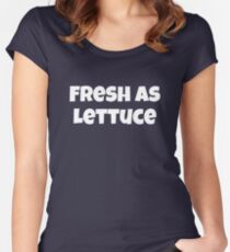 Fresh as Lettuce Women's Fitted Scoop T-Shirt